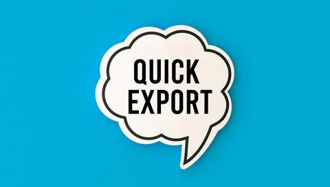 Quick export Stock Illustration