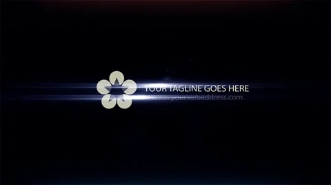 Quick Flared Logo Sting After Effects素材