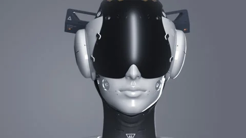 A quick hit of the camera on the robot Stock Footage 248784931