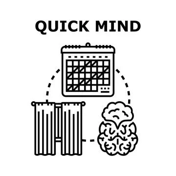 Quick mind developing morning routine ideas Ilustração Stock
