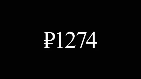 Quick money count, in rubles, five thousand, from zero, on a black background Stock Footage 169601998