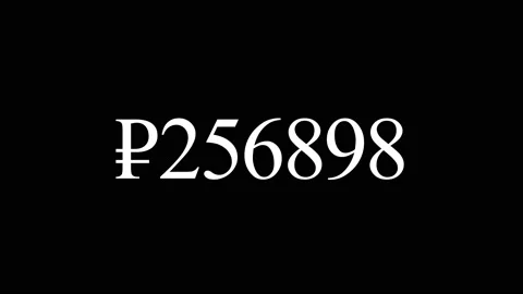 Quick money count, in rubles, one million, from zero, on a black background Stock Footage 169601990