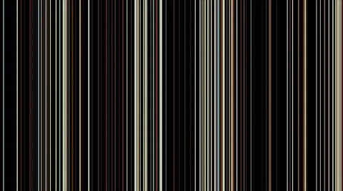 Quick motion of multicolored neon bright lines moving horizontally on the black Illustrazione stock