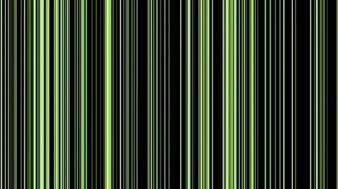 Quick motion of multicolored neon bright lines moving horizontally on the black Illustrazione stock