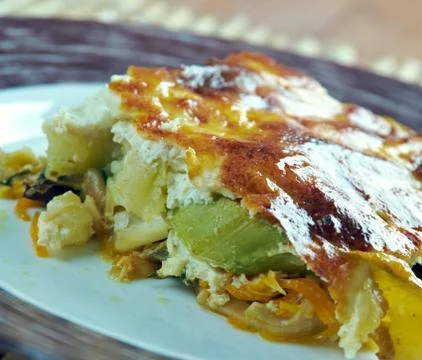 Quick moussaka Foto stock