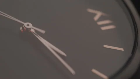 Quick Moving Second Hand on a Fancy Watch Stock Footage 208787498