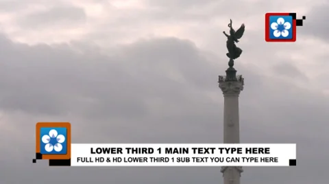 Quick Pack Lower Third  After Effects	Stock