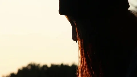 Quick pan up from drawing to teen's face Stock Footage 101876588