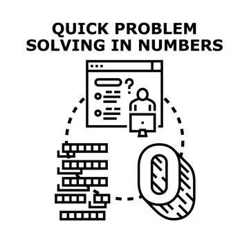 Quick problem solving using data analysis and computation イラスト素材