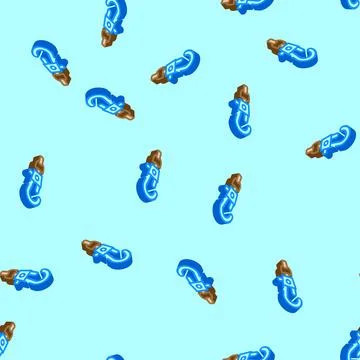 Quick release isometric icon seamless pattern Stock Illustration