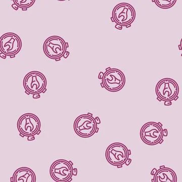 Quick release line vector seamless pattern 스톡 일러스트