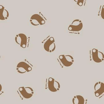 Quick release mechanism glyph vector seamless pattern Stock Illustration