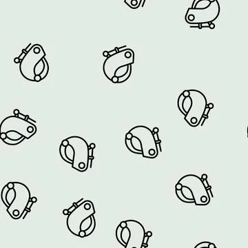 Quick release mechanism line vector seamless pattern 스톡 일러스트