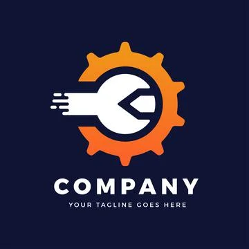 Quick Repair Logo Stock Illustration