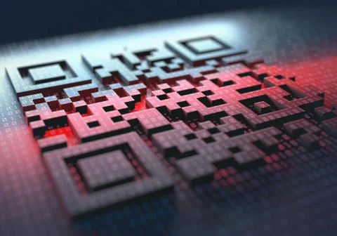 Quick Response Code Illustrazione stock