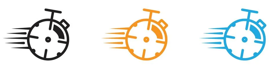 Quick response icon vector logo set collection for web app ui Stock Illustration