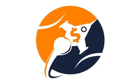 Quick Rocket Dollar Illustrazione stock