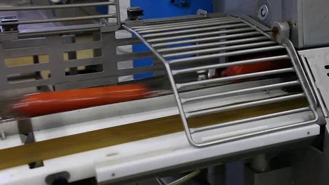 Quick sausage making  Stock Footage 81214496