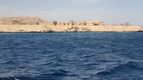 Quick Scenic Coast of Ras Mohammed National Park Vídeos de archivo 330539125