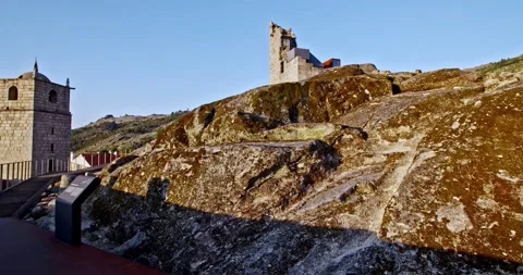 Quick search around the castle 스톡 동영상 143263375