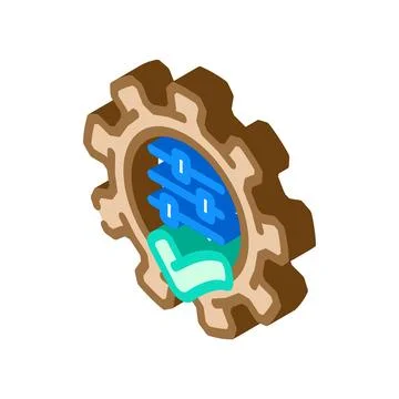 Quick setup isometric icon vector illustration Stock Illustration