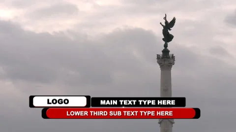 Quick Simple Lower Third Stock After Effects