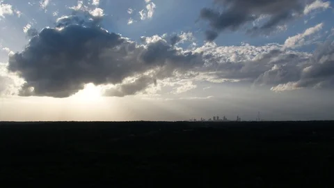 Quick skyline Video stock 92372070