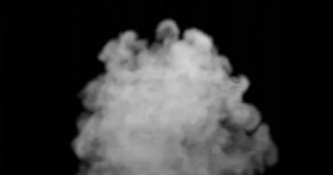 Quick steam or gas smoke for video overlay Stock Footage 199727273