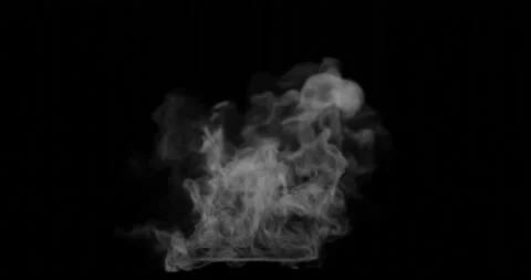 Quick steam or gas smoke for video overlay Stock Footage 239699863