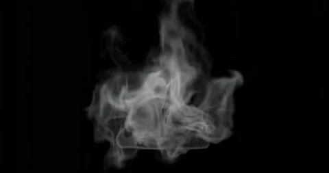 Quick steam or smoke for video overlay Stock Footage 227151226
