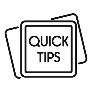 Quick suggestion icon outline vector. Advice idea Stock Illustration