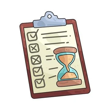 Quick survey illustration Stock Illustration