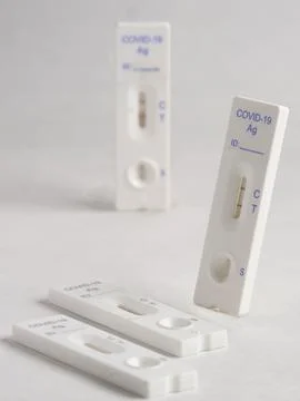Quick testing for Covid-19 Stock Photos
