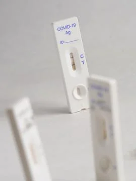 Quick testing for Covid-19 Stock Photos