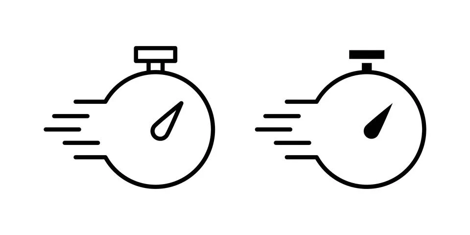 Quick Time icon illustration. Pixel perfect vector graphics Stock Illustration