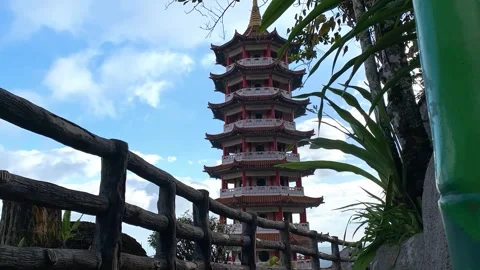 A quick time lapse video of Chin Swee Pagoda in Genting Highlands Stock Footage 263783876
