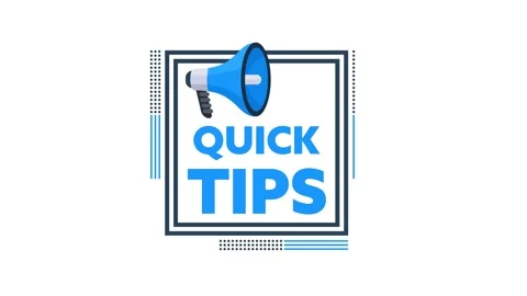 Quick tips announcement with megaphone and green screen Stock Footage 309521767