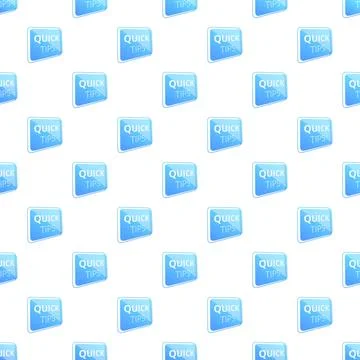 Quick tips button seamless pattern background 库存插图