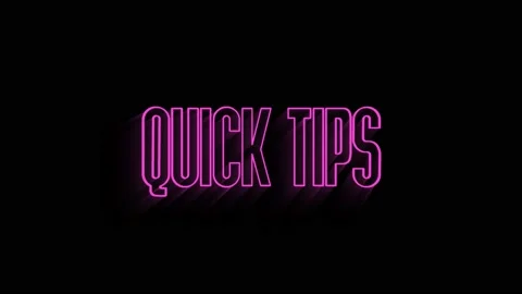 Quick tips icon badge. Ready for use in web or print design. stock illustration. 動画素材 153822931