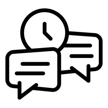 Quick tips icon, outline style Stock Illustration