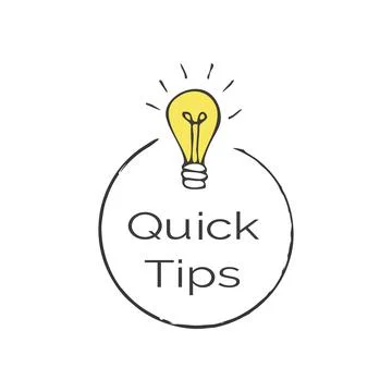 Quick tips information button. Textured message round icon with hand drawn Stock Illustration