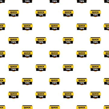 Quick tips message seamless pattern background vector 库存插图