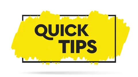 Quick tips text on brush. Colorful brush design. Hand drawn, design elements 스톡 동영상 150773450