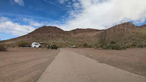 A quick tour of Rockhound Park, New Mexico Stock Footage 150604079