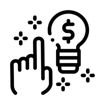 Quick wit decision icon vector outline illustration Stock Illustration