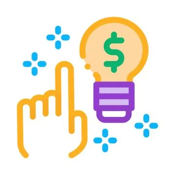 Quick wit decision icon vector outline illustration Stock Illustration