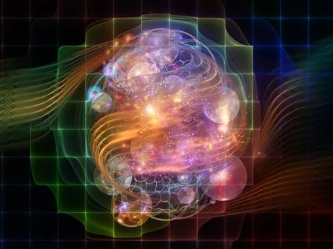 Quickening of Abstract Visualization Illustrazione stock