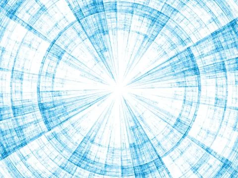 Quickening of Burst Rotation Stock Illustration