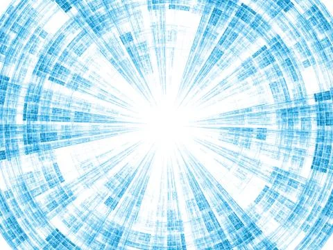 Quickening of Burst Rotation Stock Illustration