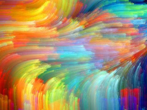 Quickening of Color Illustrazione stock